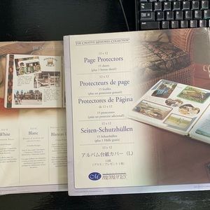 NEW CREATIVE MEMORIES 12x12 pages and protectors